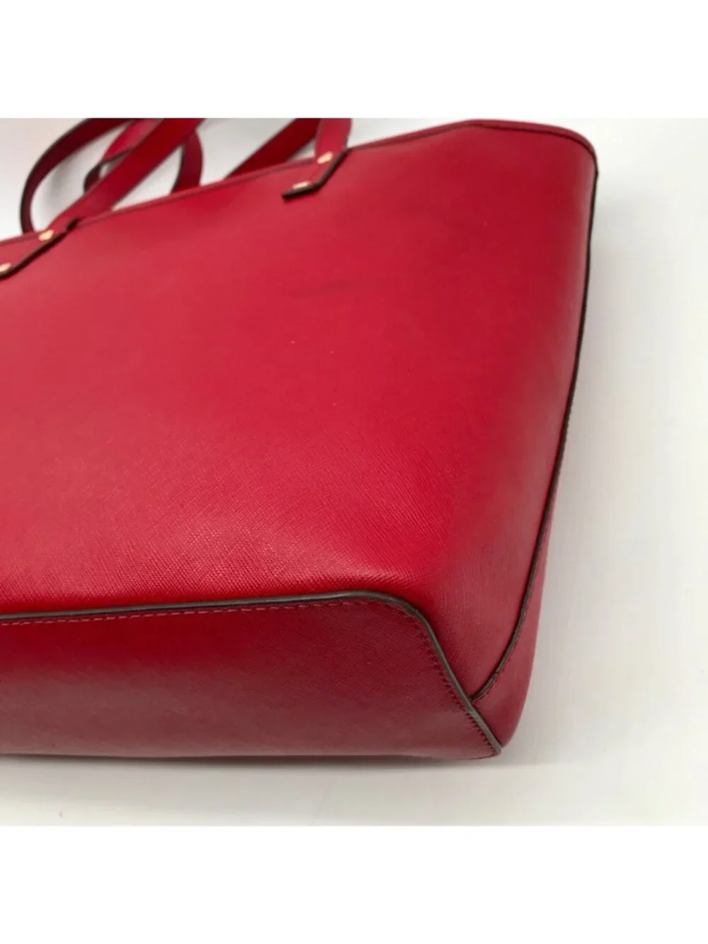 Michael Kors Jet Set Red Saffiano Leather Tote